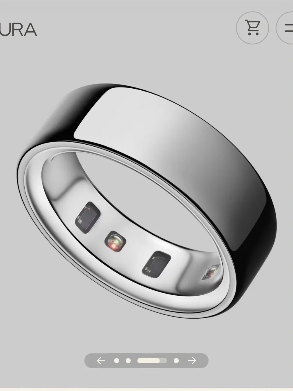 NWT [Unopened] Oura Ring 4 - Silver Color